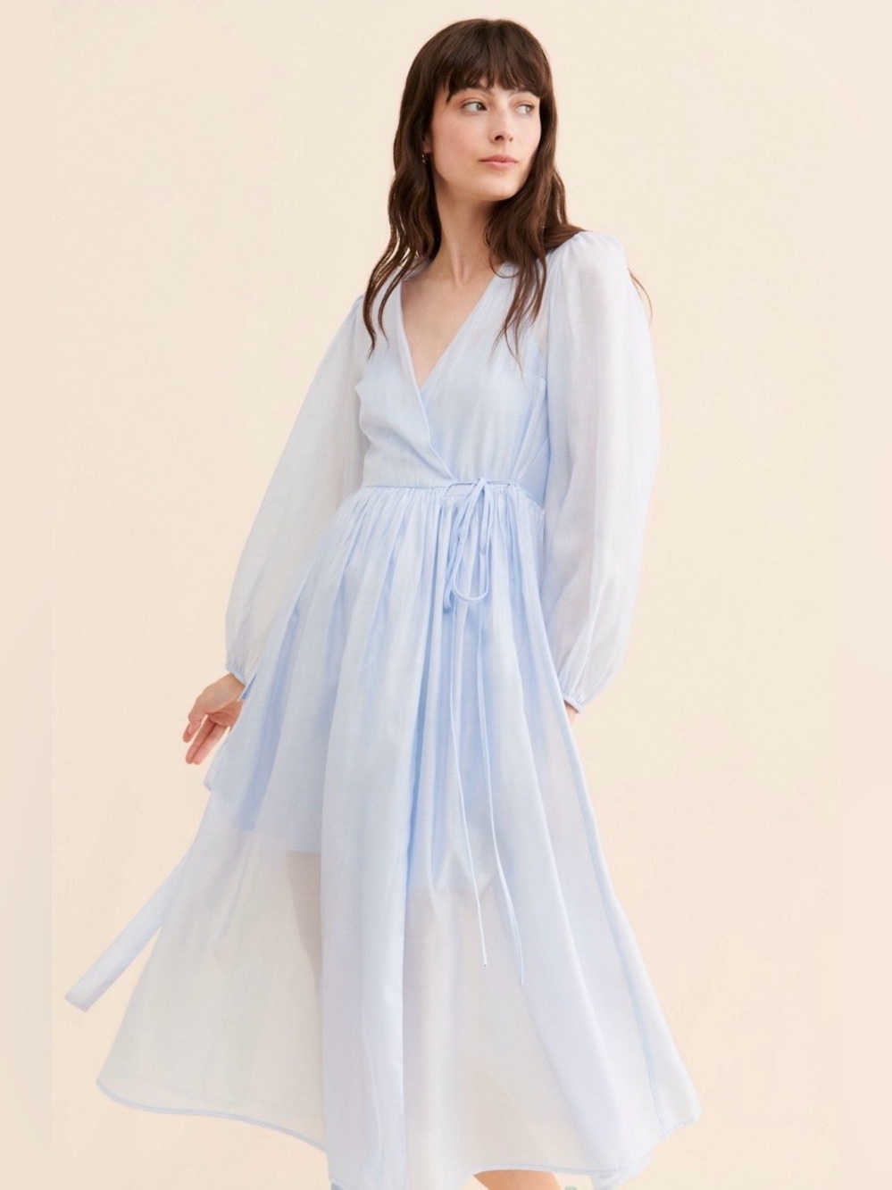 Ghospell Kenna Cargo Wrap Dress Size 4